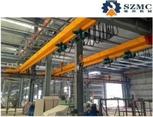 Lde Electric Single Girder Double Hoist Overhead Crane