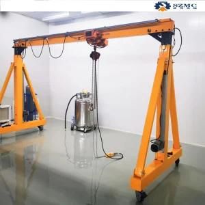 Easy Construction Small Size Floor Chain Hoist Gantry Portal Crane