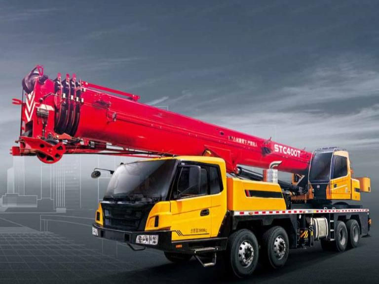China 25 Ton Mobile Crane with 4 Sections Boom Stc250 to Uzekistan