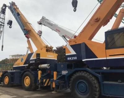 Used Rough Terrain Crane 25ton / Kobelco Rk250 25t Rough Terrain Crane