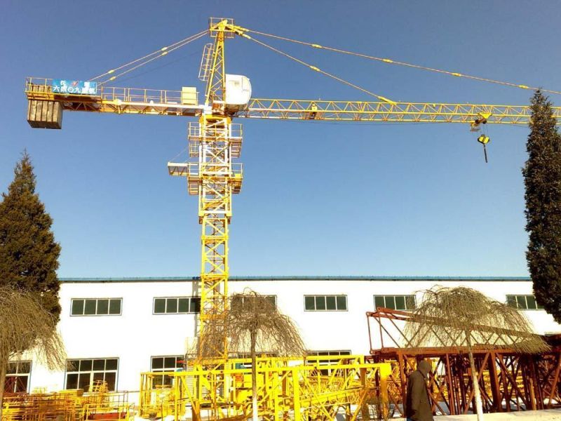 Zoomlion Flat-Top Tower Crane T6013A-8 with Powerful Engine in Stock