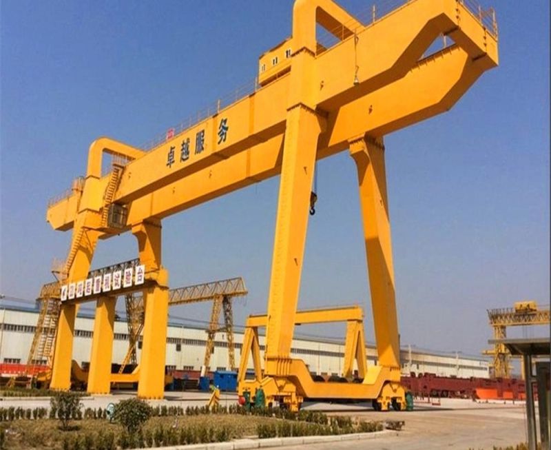 Type U a Mg Subway Construction Use Double-Beam Gantry Crane with Trolley