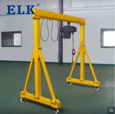 Elk Indoor and Outdoor 0.5-5 Ton Single Girder Gantry Crane