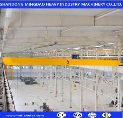 Workshop Traveling Overhead Crane with European Standard Electric Wire Rope Hoist