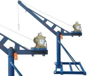 Ce/ISO9001 500kg Small Mini Construction Portable Manual/Electric/Diesel Crane with 25m Lifting Height