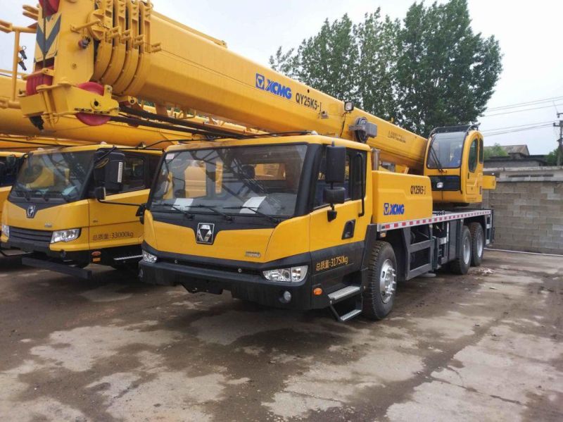 Oriemac Lifting Construction Equipment 25 Ton Mobile Crane Telescopic Boom Truck Crane Qy25K5d