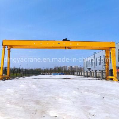 Long Service Life Double Girder Dual Beam 20ton Gantry Crane