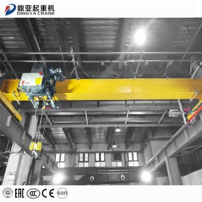 Dingya Manifacture 15ton 10m Electric Overhead Single Girder Crane Electric Hoist