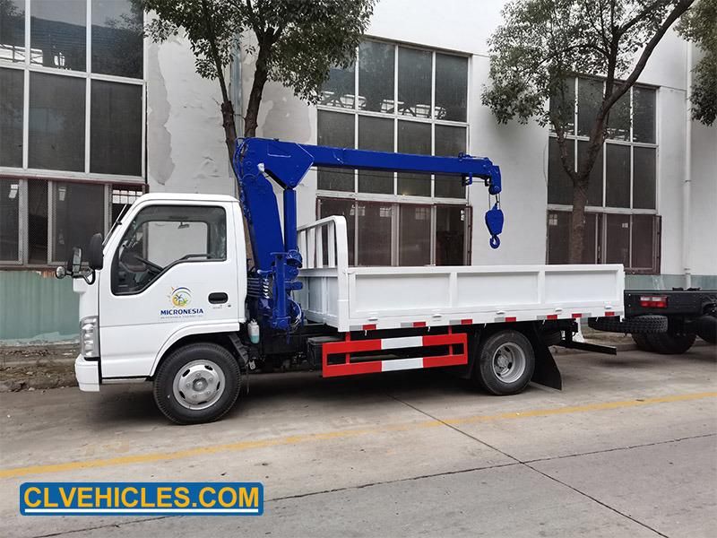 Hydraulic 5 Tons Telescopic Boom Truck Mounted Crane