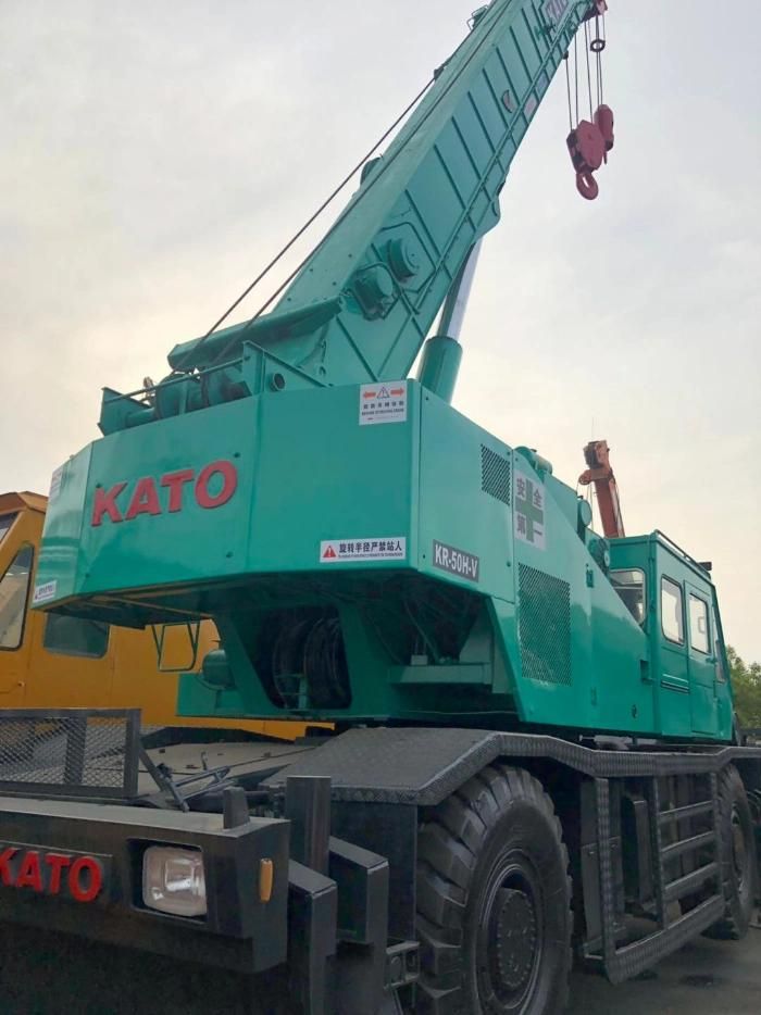 Used 50 Ton All-Terrain Crane Security Reliable High Efficiency