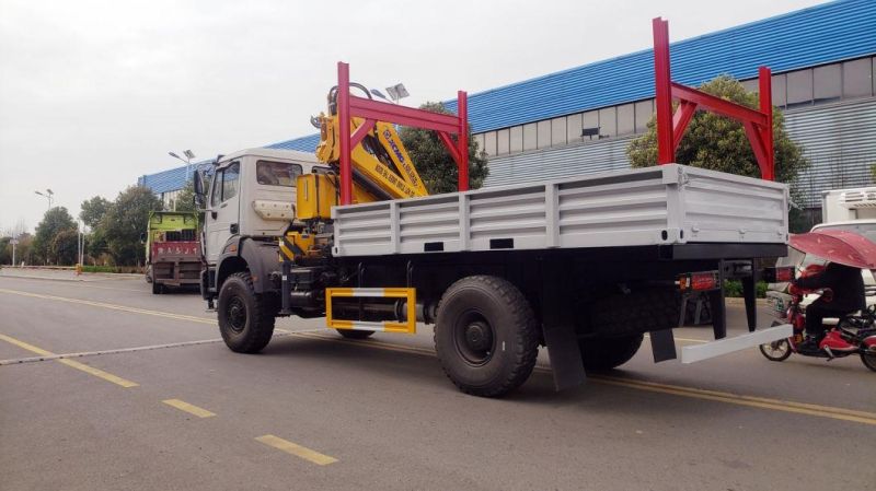 Beijing Benz Truck Cranefolding Boom Crane 8t 10t 12t 4X2 Heavy Duty Truck Mounted Crane Mobile Crane Lorry-Mounted Crane Truck