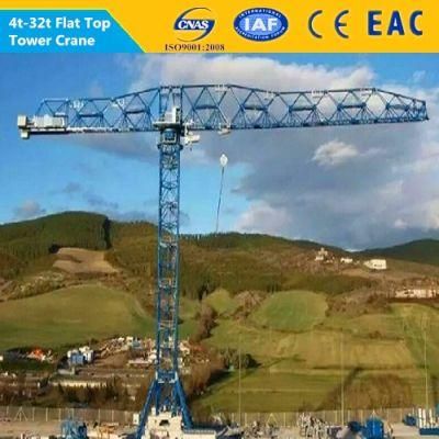 Topless Topkit Hammer Head Luffing Tower Crane Max Load 16t