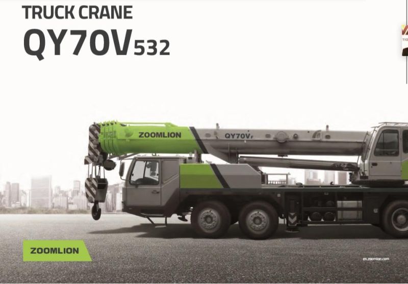 Zoomlion Truck Crane Price Truck Crane 70 Tons Qy70V532