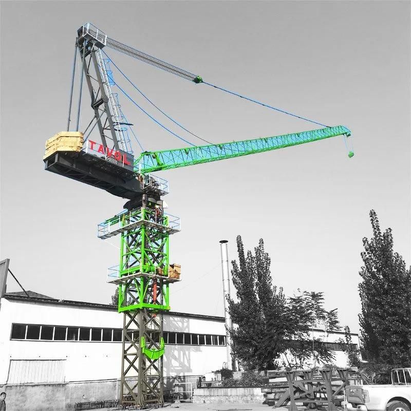 Tavol Brand D120-4522 8ton Luffing Tower Crane of 45m Boom Length Crane