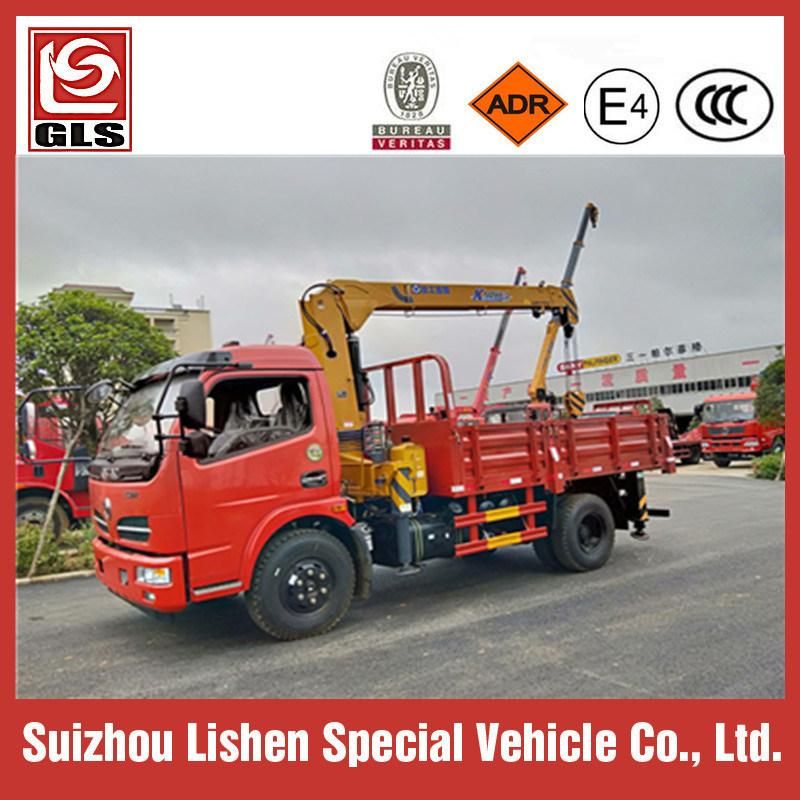 2/3 Tons Truck with Straight or Folding Arms of Crane, 4*2 Truck Mounted Crane for Sale