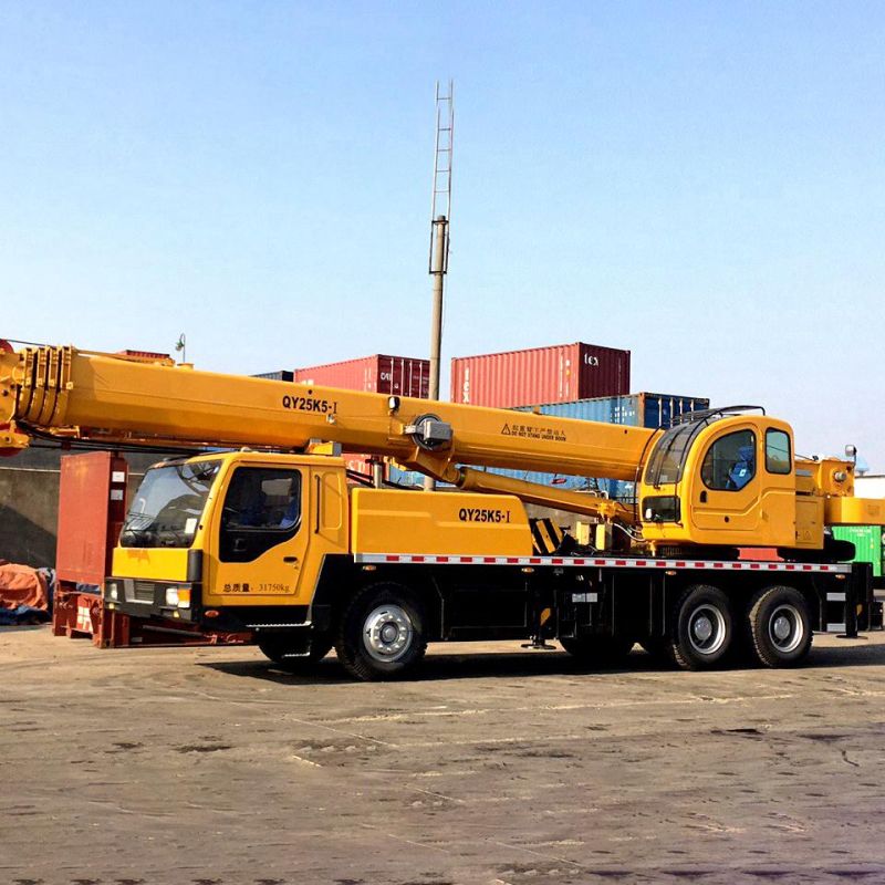 China 4-Booms 25ton Mobile Crane Qy25K5d 25t 50t Mini Crane Machine