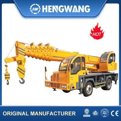 10t Truck Crane Hydraulic Diesel Engine Portable Truck Crane