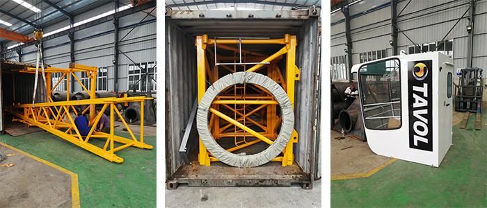 China Manufacture D125-5020 Tower Luffing Crane of Construction Crane for Sale