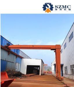 5ton Single Girder Semi Portal Half Gantry Crane for Goods Load and Unload