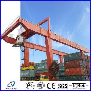 Double Girder 40 Ton Rubber Tyred/Rail Mounted Port Container Gantry Crane for Sale