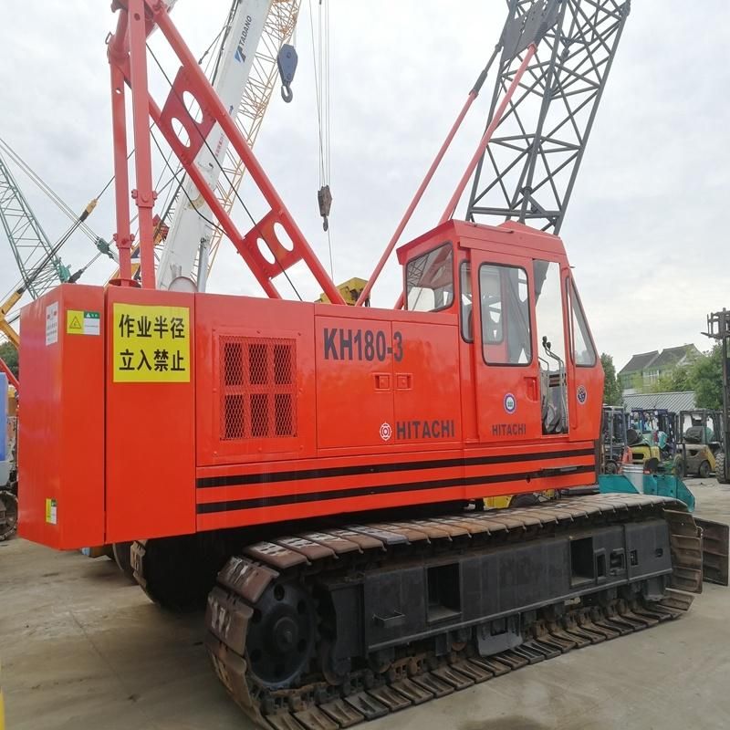 Japan Used Hitachi Kh180-3 50 Tons Crawler Crane for Sale