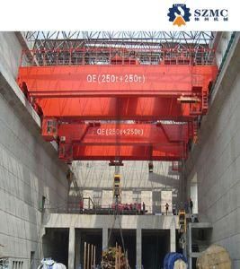 Qe Type Double Trolley with Hook Overhead Bridge Crane