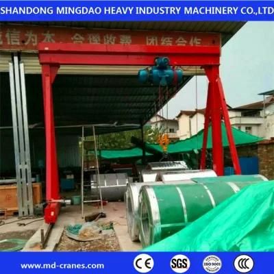 Good Package 6.5ton Mobile Mini Gantry Crane Price