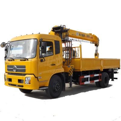 Dongfeng 6X4 10 Wheeler 8 Ton Telescopic Boom Self Loading Truck with 12 Ton Truck Crane Price
