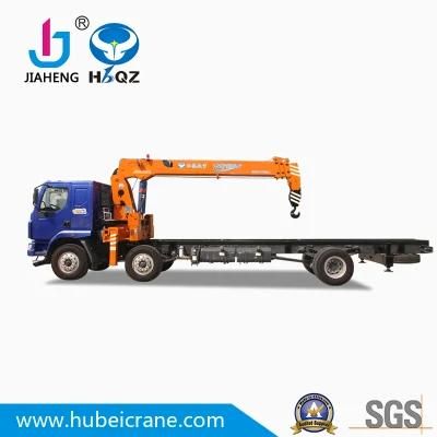 HBQZ Crane construction new telescopic boom12 tons cargo lifting hydraulic truck crane SQ12S4 cylinder made in China wheel truck clean