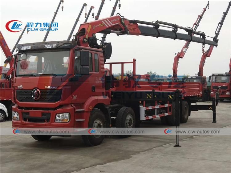 Shacman M3000 8X4 Truck Mounted Crane 25tons Knuckle Boom Palfinger Crane Spk50002