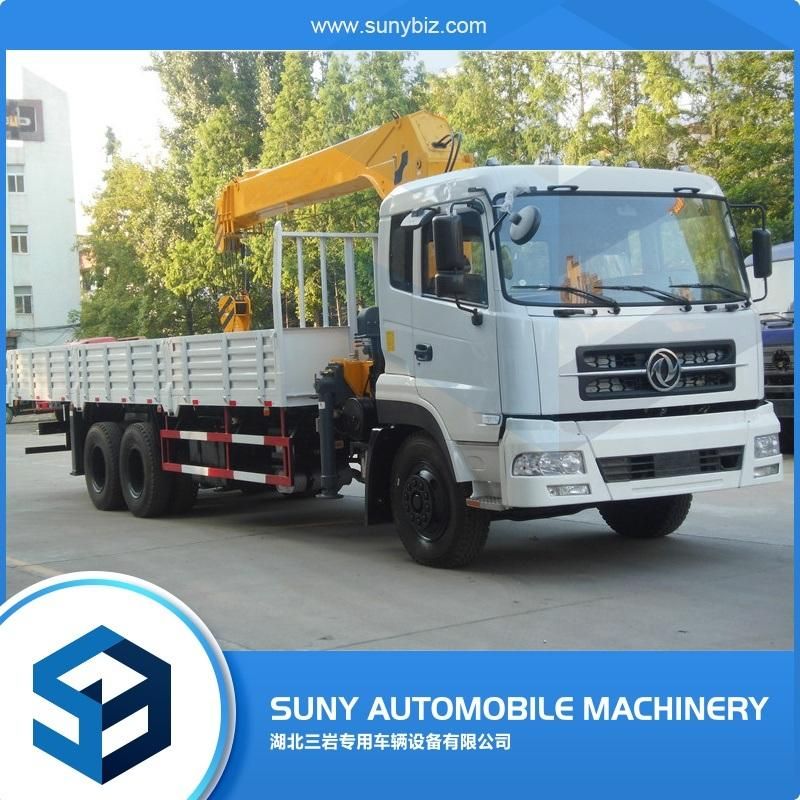 12t Lift Crane Supplier Straight Boom Truck Mounted Crane