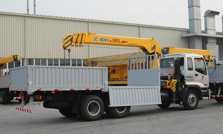 XCMG Official 8 Ton Small Boom Pick up Crane Sq8sk3q China New Lifting Height 13.2m Truck Mounted Crane for Sale