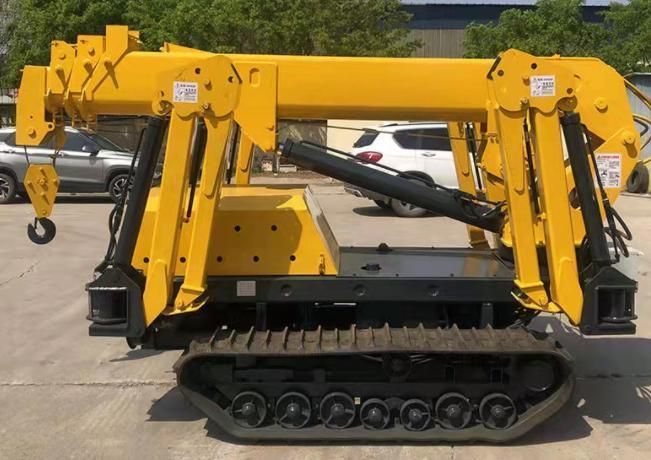 1ton 3 Ton 5ton Portable Crawler Rubber Mini Sider Crane