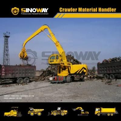 Hot Seller Crawler Material Handler Excavator for Recycling Plant and Steel Plant