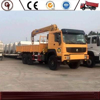 Sinotruk HOWO 6X6 Cargo Truck in 10 Tons Crane