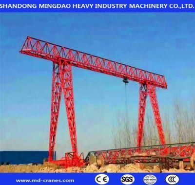 Trussed Type Single Girder Gantry Crane with Electric Hoist Portal Crane