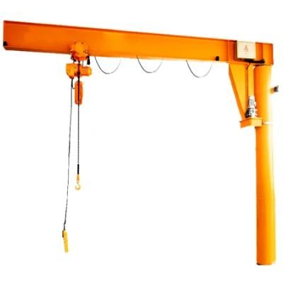 Pillar Jib Cantilever Crane 360 Degree Rotation 0.5t for Sale