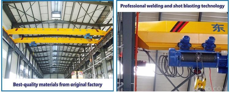 China Top Quality 3t Single Girder Electric Overhead Cranes