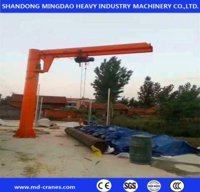 235b Steel Plated Type 3000kg Jib Crane with 360 Degree