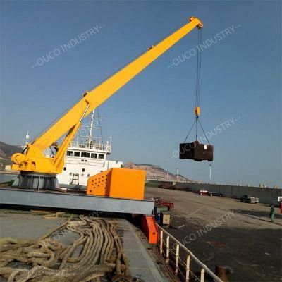 Ouco for Sale Stiff Boom Marine Cranes with Sturdy Construction