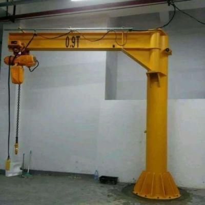 Factory Workshop Electric Wire Rope Hoist 4 Ton 5 Ton Jib Crane