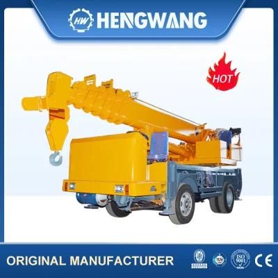 4 Ton 6 Ton 8 Ton Mini Telescopic Boom Truck Mounted Crane