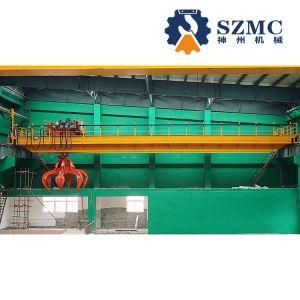 Ldz Single Girder Electric Hoist Overhead Traveling Workshop Grab Crane