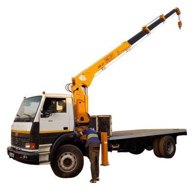 Bob Lift 6 Ton Telescopic Hydraulic Boom Truck Mounted Crane