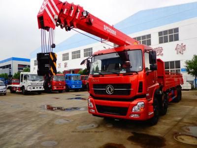 Dongfeng HOWO 8X4 Heavy Duty 10tons to 20tons Truck Mounted Crane with Telescopic Boom