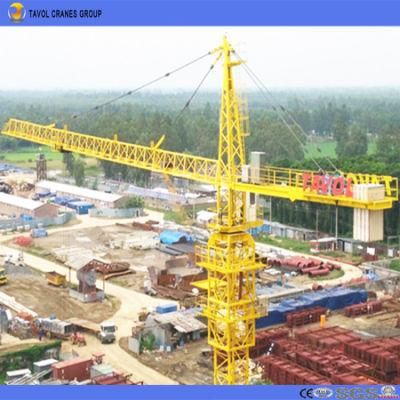 Tavol Brand Price 5t 50m Boom Construction Topkit Tower Crane