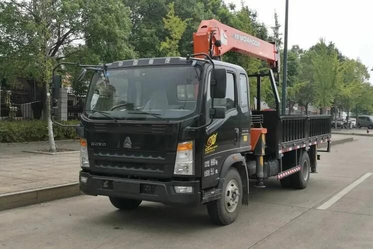 HOWO Crane Truck with Tipper 8 Ton Crane Trucks