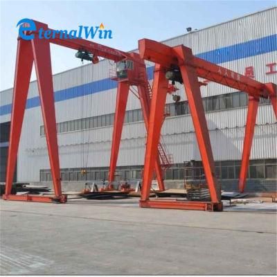 5 Ton 10 Ton 20 Ton Rail Mounted Gantry Crane Price Customized Design 20 Ton 30 Ton 60 Ton Double Girder Gantry Crane with Mobile Trolley