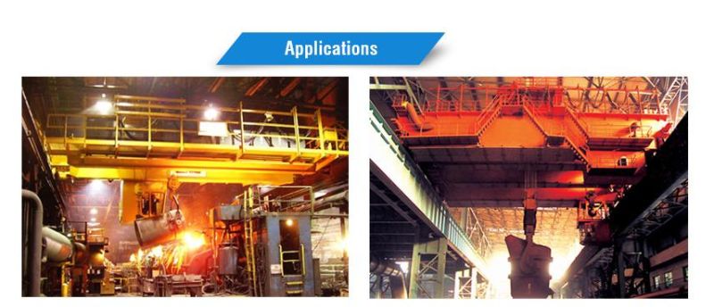 Metallurgical Double Girder Electric Overhead Crane for High Temperature Job-Shop