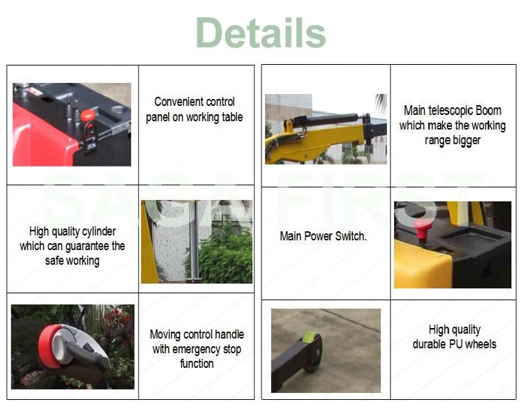 1000kg 1500kg Full Electric Movable Jib Pickup Workshop Crane with Ce